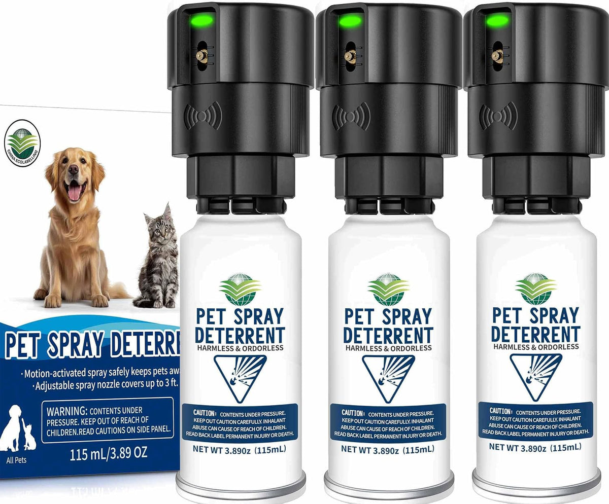 Cat Spray Deterrent System [ 2 Pack ] Cat Deterrent Spray, Motion Activated Pet Deterrent Spray System for Cats & Dogs Odorless Pet Deterrent, Senses Pets Up to 3 Feet Away, Friendly & Safe - Image 10