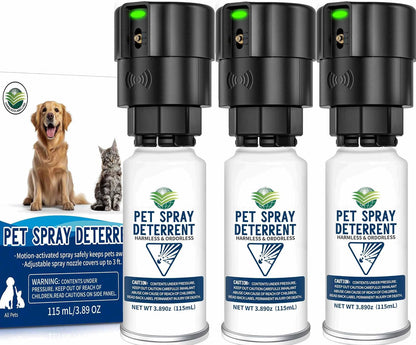 Cat Spray Deterrent System [ 2 Pack ] Cat Deterrent Spray, Motion Activated Pet Deterrent Spray System for Cats & Dogs Odorless Pet Deterrent, Senses Pets Up to 3 Feet Away, Friendly & Safe - Image 10