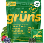 Gruns Adult Greens Gummies & Daily Multivitamin, Prebiotic Fiber, 28 ct - Image 10
