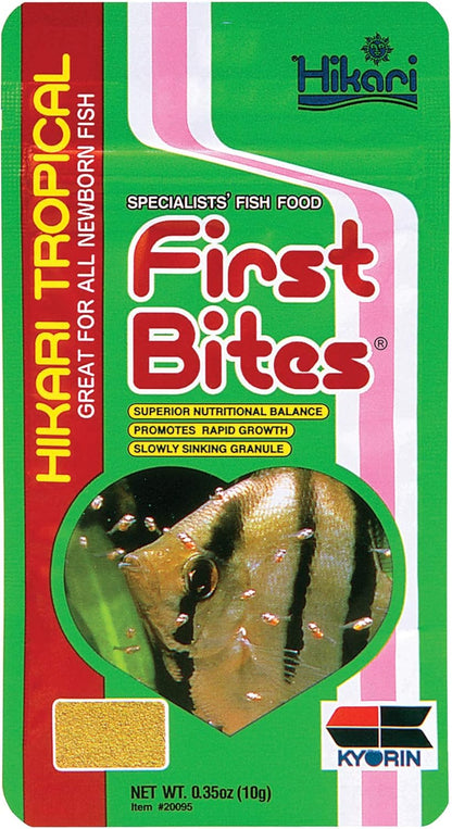 Hikari Tropical First Bites fish food front packaging view