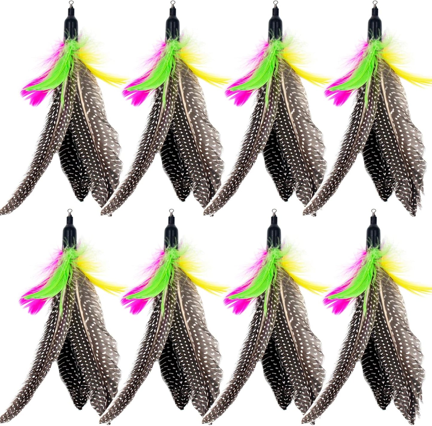 TIENAILING brand natural bird feathers pack for cat exercise and training