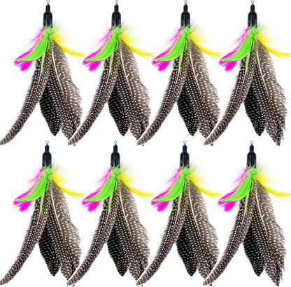 TIENAILING brand natural bird feathers pack for cat exercise and training