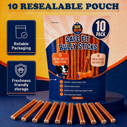 Imported USA premium dog chews lifestyle shot emphasizing safe chewing habits for pets.