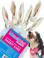 Munchbird Dehydrated Rabbit Ears 100g (3.5 oz) 12-15 pcs for Dogs, European Furry Rabbit Ear Natural Fiber for Pets, Rawhide Free Alternative to Pig Ears Dog Treats, Ear Size Varies - Image 10
