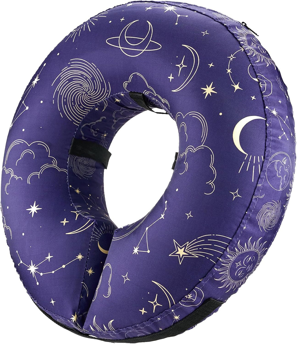 BENCMATE Inflatable Dog Cone Collar Alternative, Soft Dog Cone for Small Medium Large Dogs and Cats, Neck Recovery ECollar Donut Collar After Surgery (Large, Blue) - Image 12
