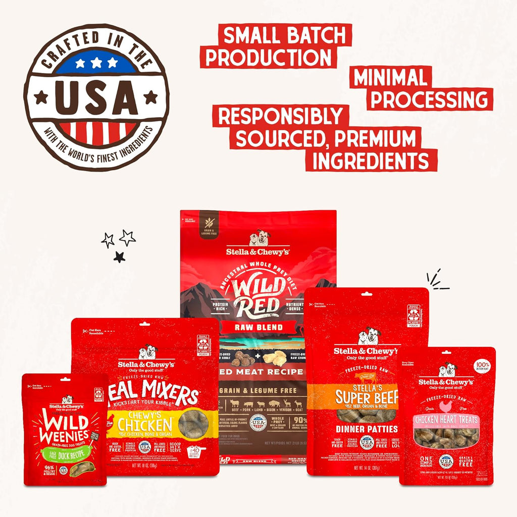 Stella & Chewy's Freeze-Dried Raw Beef Meal Mixers- Dog Food Topper and Mixer - Made with 95% Grass-Fed Beef, Organs & Bone - Perfect for Picky Eaters - Grain-Free - 1 oz - Image 10