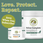 Wholistic Pet Organics Feline Complete - 4 oz - Organic Cat Multivitamin + Probiotic Supplement for Overall Health, Skin & Coat Support - Cat Vitamins for Cats Health - Kitten & Senior - 37 Scoops - Image 9