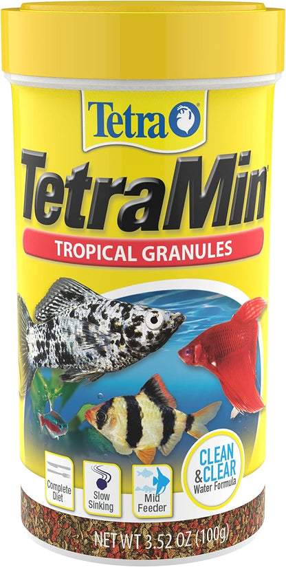 Tetra TetraMin Tropical Granules 3.52 Ounces front view