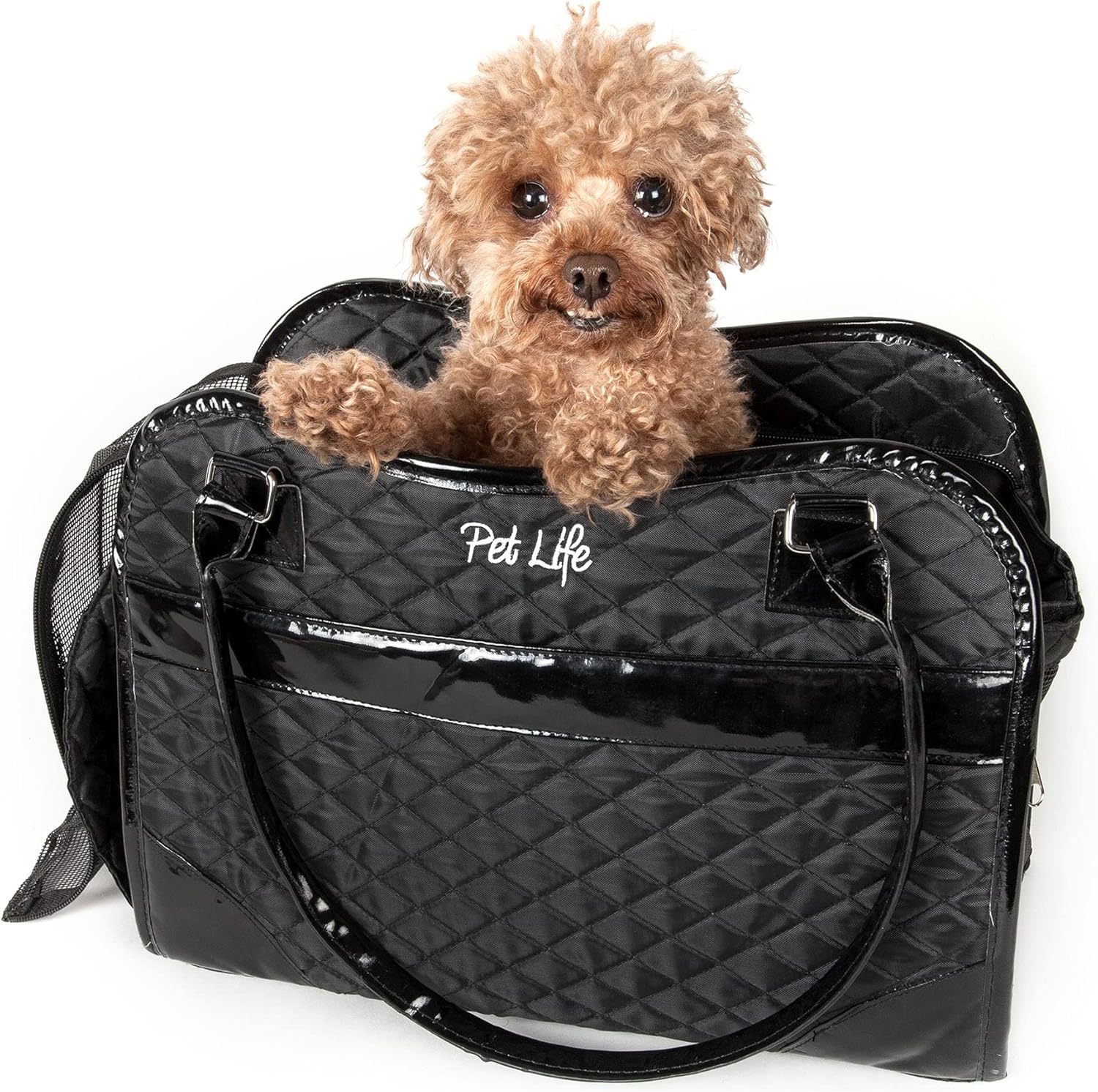 Pet Life Exquisite Handbag Cat and Dog Carrier - Fashion Pet Carrier and Dog Purse for Small and Medium Dogs and Cats - Image 9