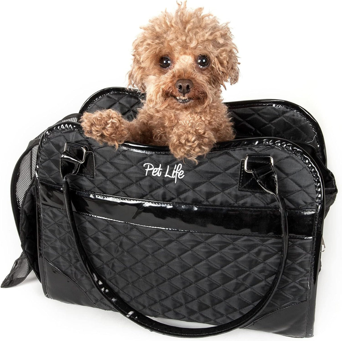 Pet Life Exquisite Handbag Cat and Dog Carrier - Fashion Pet Carrier and Dog Purse for Small and Medium Dogs and Cats - Image 9