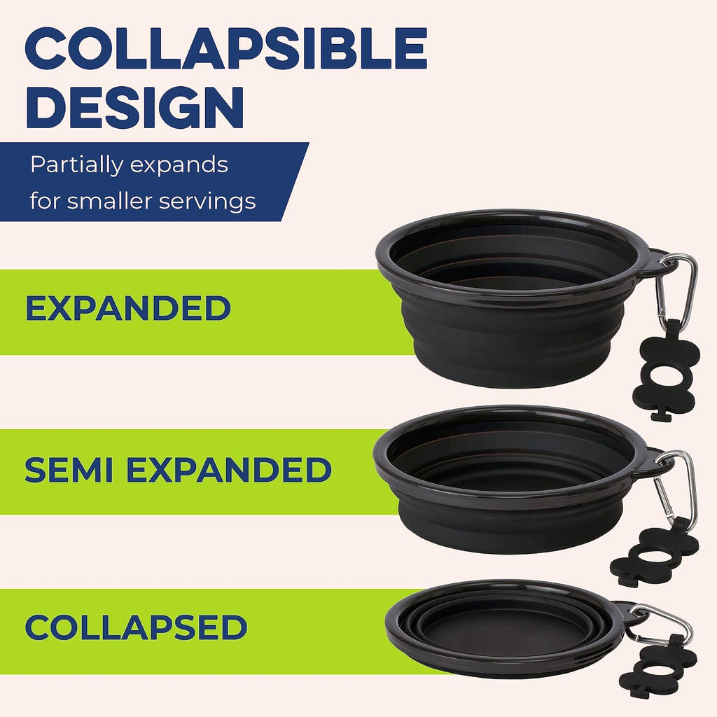 Bonza silicone dog bowl showing flexible structure