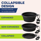Bonza silicone dog bowl showing flexible structure