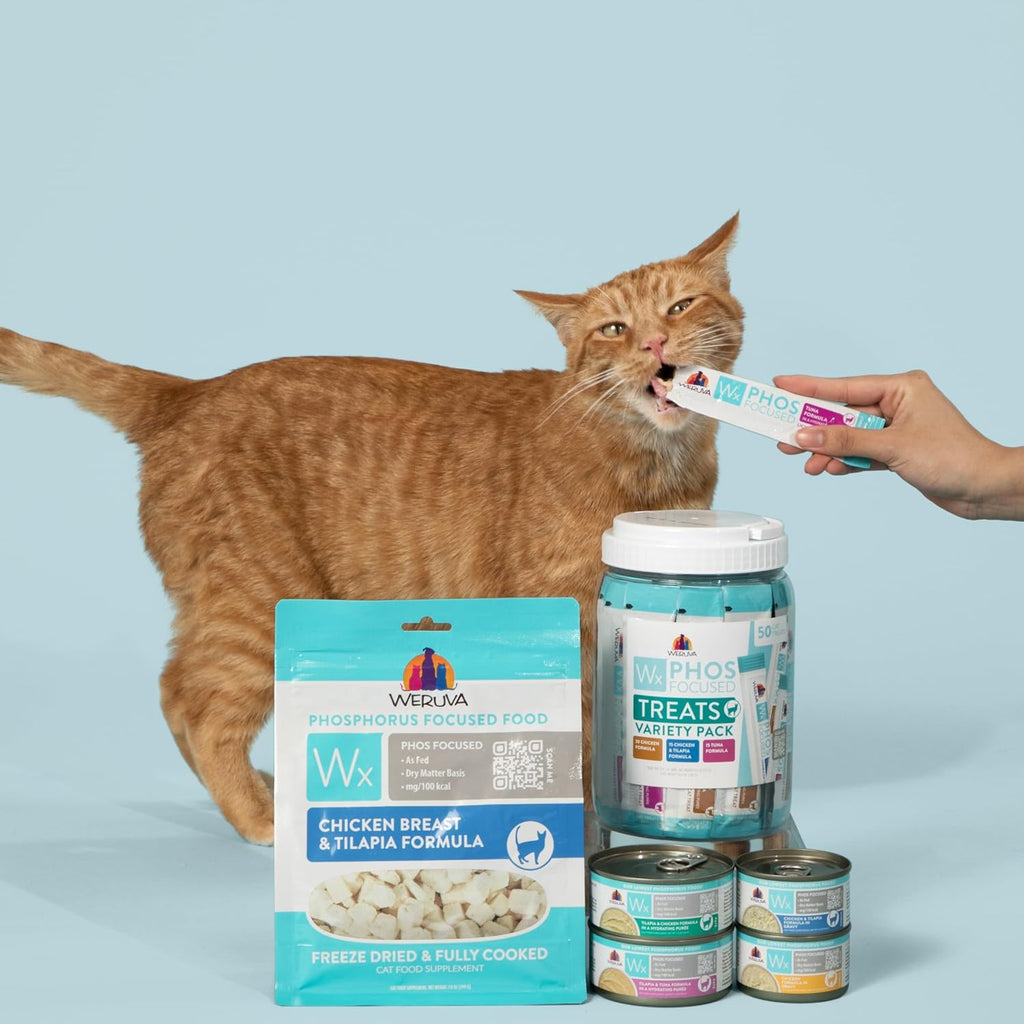 Weruva Wx Phos Focused, Tuna Formula Lickable Cat Treats, 0.5oz Tube, Pack of 5 - Image 9