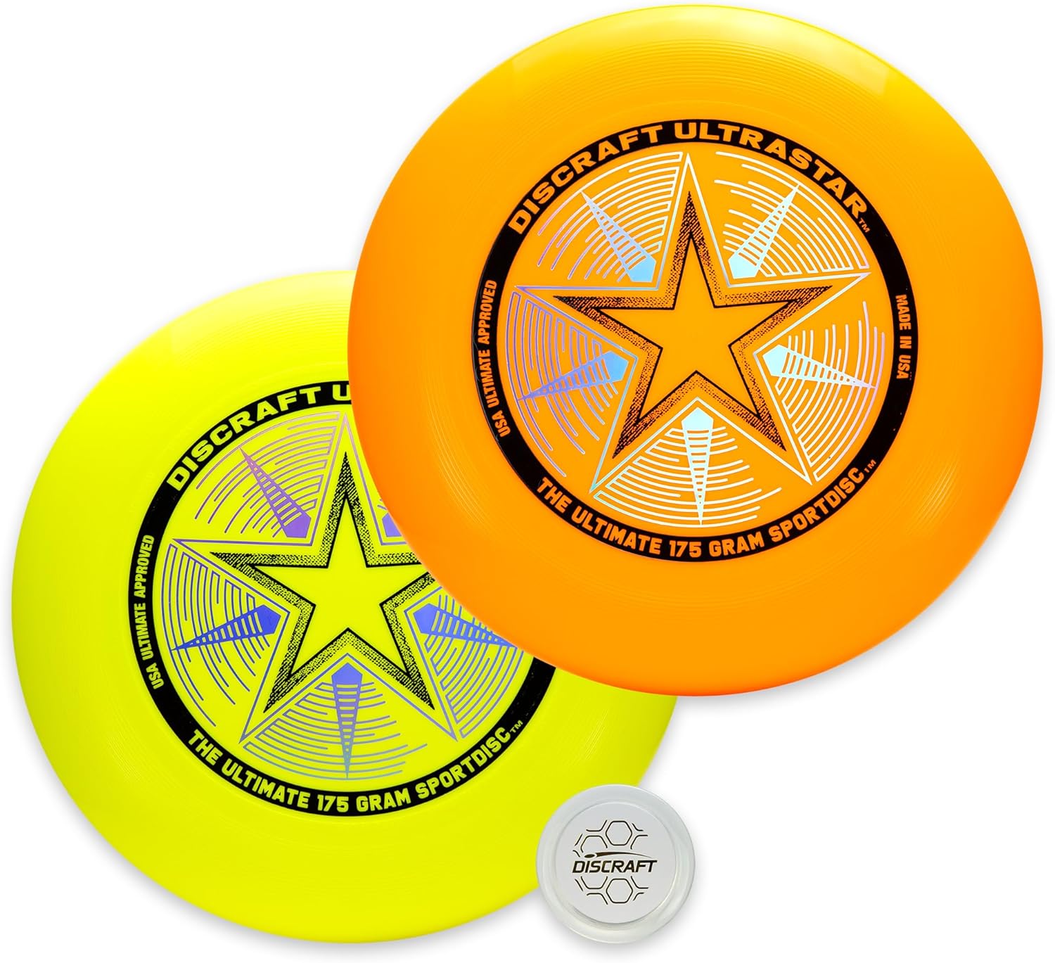 Close up shot of the specialized chameleon artwork on the official standard Discraft disc