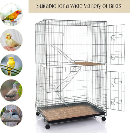 Illustration of birds standing on Fabbay gravel paper liner