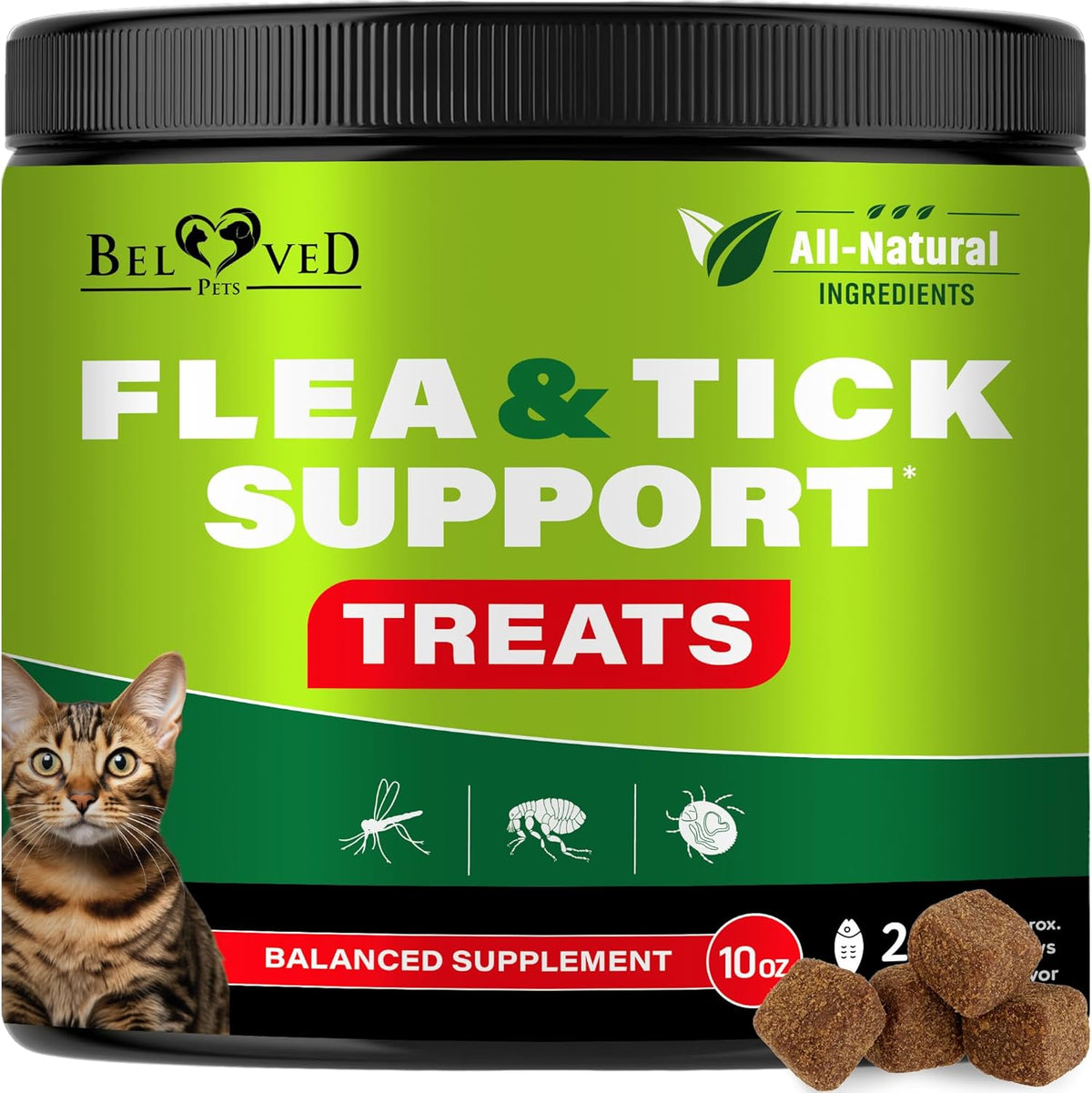Flea and Tick Prevention Chewable Pills for Dogs and Cats - Revolution Oral Flea Treatment for Pets - Pest Control & Natural Defense - Chewables Small Tablets Made in USA (Chicken (for Cats)) - Image 11