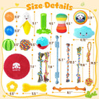 KIPRITII durable cotton rope toys for puppy tug of war play sessions.