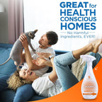 Non toxic kitty litter deodorizer spray bottle highlighting molecular technology