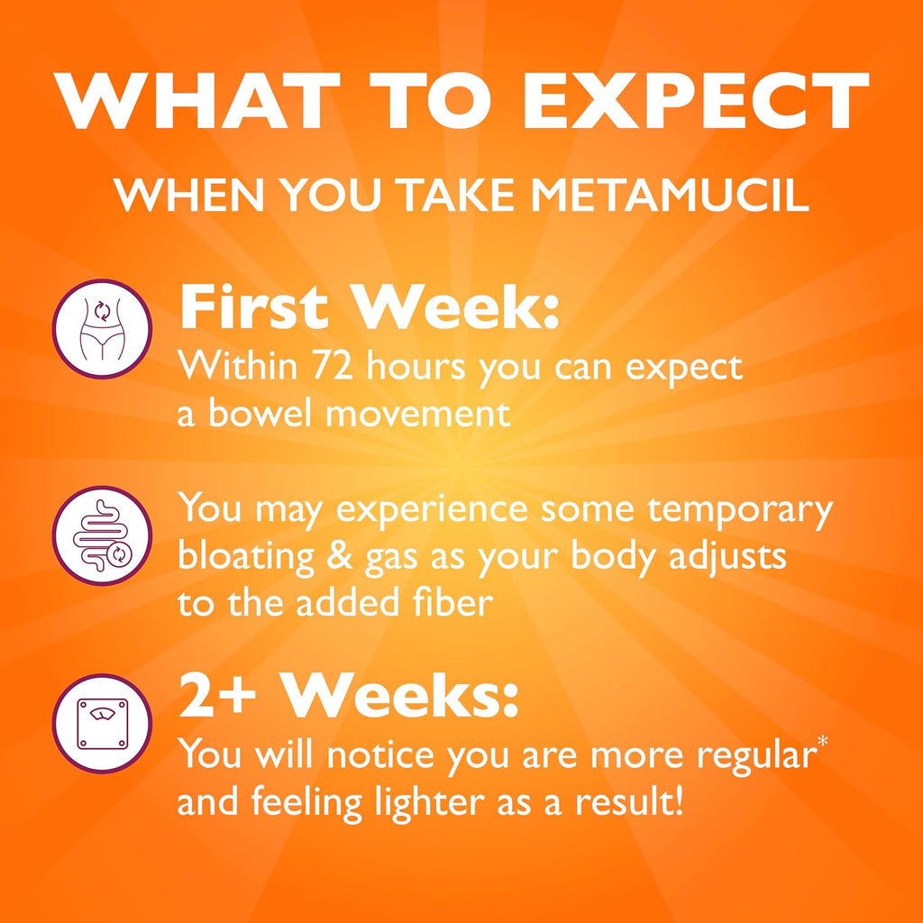 Metamucil, Psyllium Husk GLP-1 Friendly Fiber Capsules, 300 Capsules, 3-in-1 Fiber Supplement, Daily Psyllium Husk Fiber Capsules Help Support Digestive Health by Promoting Regularity* - Image 6