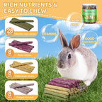 VESPRO guinea pig toys assortment displaying four distinct natural flower flavors.