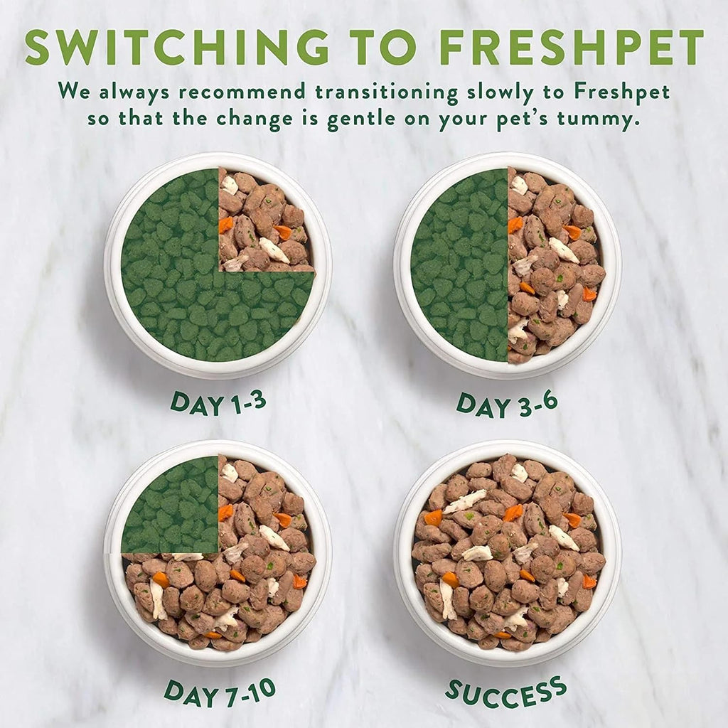 Premium Freshpet roasted chicken meal for dogs in 5.5 pound bag