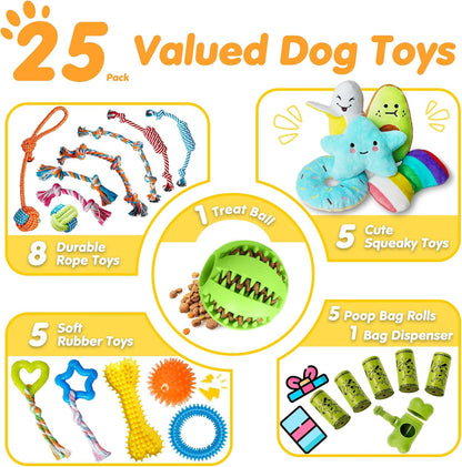 Zeaxuie dog rope toys for small puppies