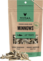 Vital Essentials Freeze Dried Minnows Cat Treats | Single Ingredient | Premium Quality | Grain Free, Healthy Treats for Cats, 1.5 oz Bag - Image 12