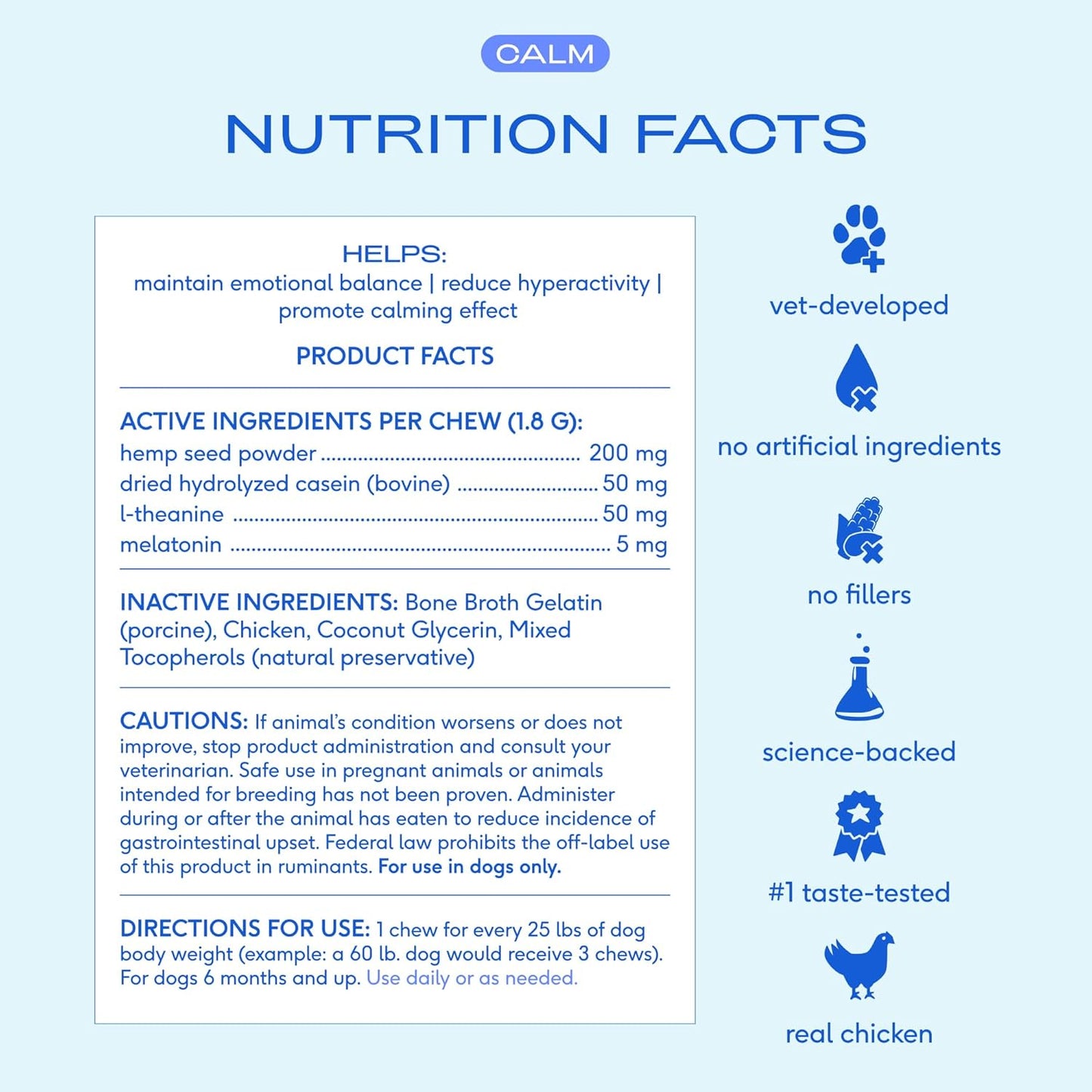 Native Pet veterinary nutritionist formulated pet stress relief