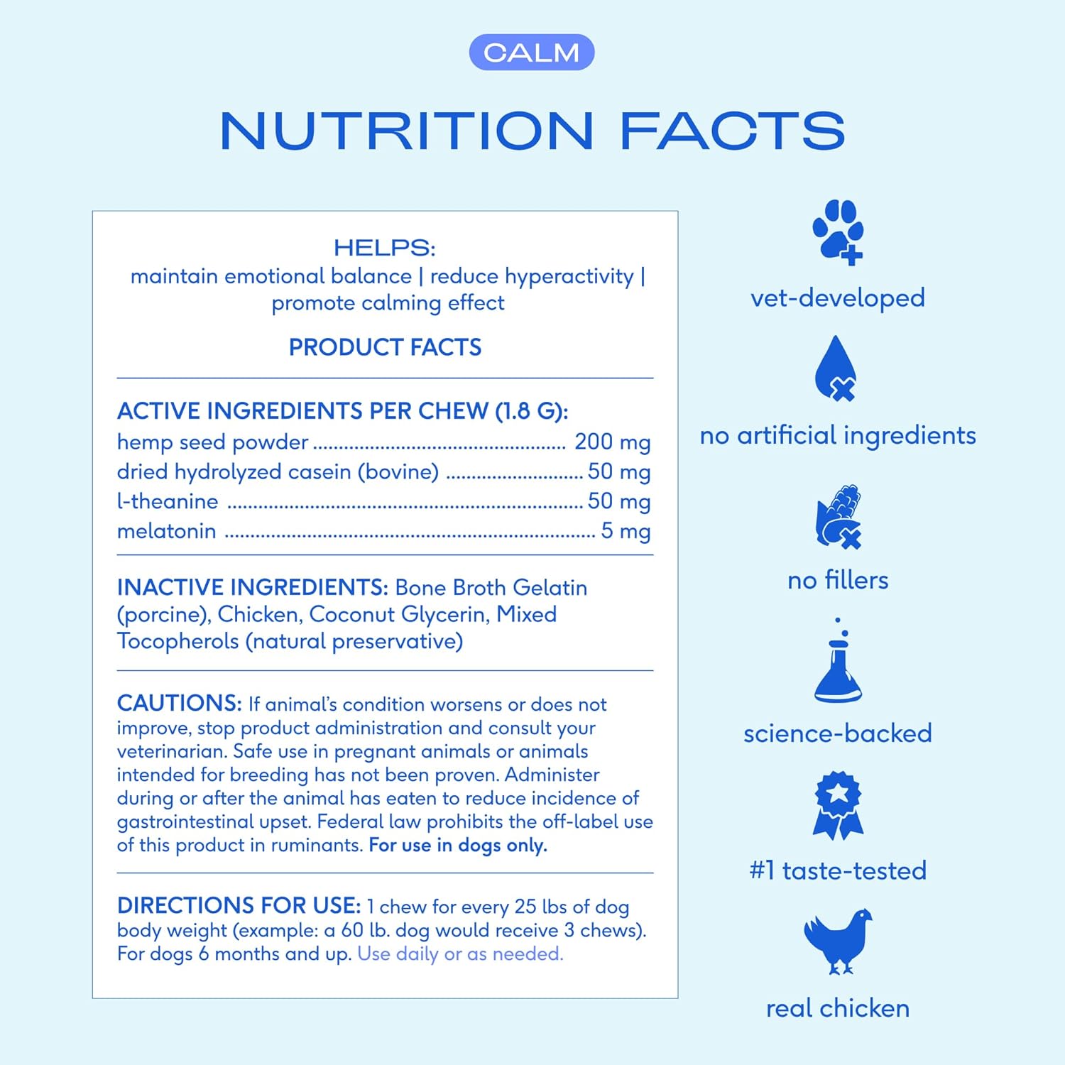Native Pet veterinary nutritionist formulated pet stress relief