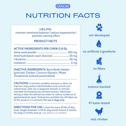 Native Pet veterinary nutritionist formulated pet stress relief