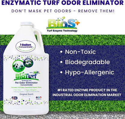 BioTurf pet odor eliminator one gallon concentrate packaging