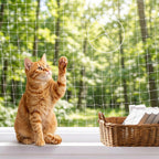 Funvalley Surperfect cat netting balcony safety mesh front view
