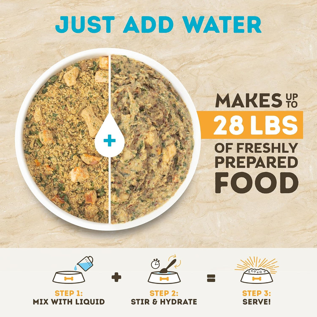 Nutritional label and ingredient information for MaxBlends dog food