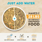 Nutritional label and ingredient information for MaxBlends dog food