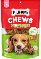 Milk-Bone Chews GnawBones Rawhide Free Dog Treats, Chicken, 5 Long Lasting Small/Medium Knotted Bones - Image 15