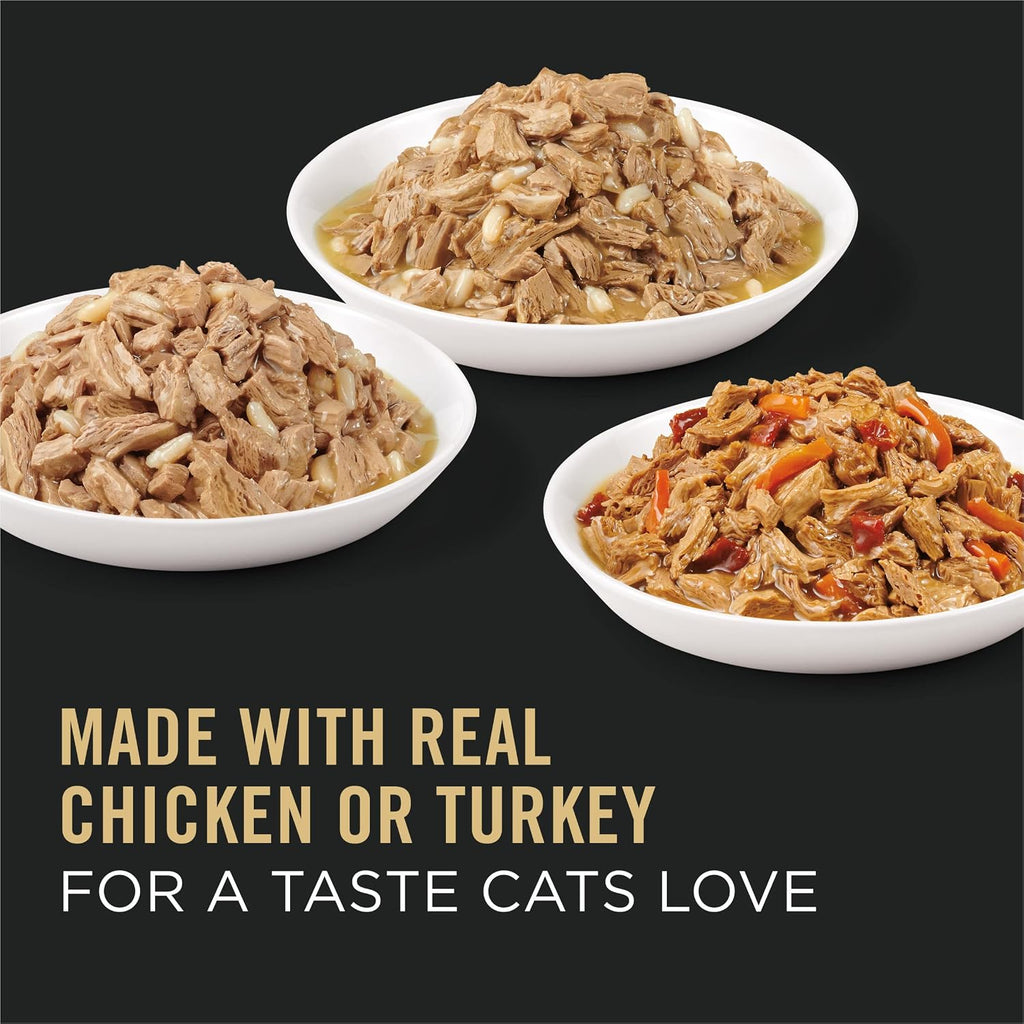 Purina Pro Plan gravy wet cat food packaging details