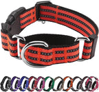 Hikiko Martingale Collar for Dogs Reflective Nylon Dog Collar with Quick Release Buckle Adjustable Training No Slip Dog Collars (Medium, Purple) - Image 13