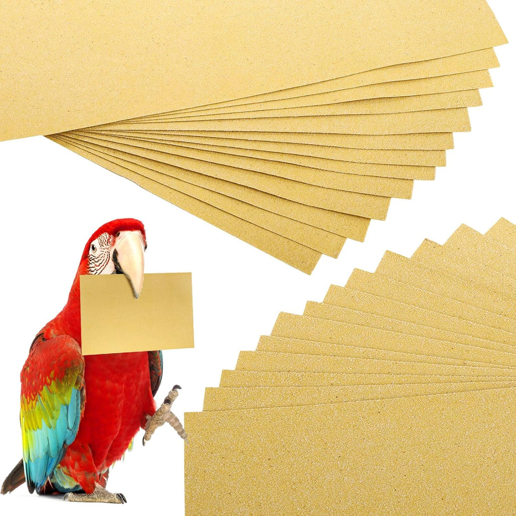 Okllen 50 Pieces Gravel Liner Paper for Bird Cage front packaging view