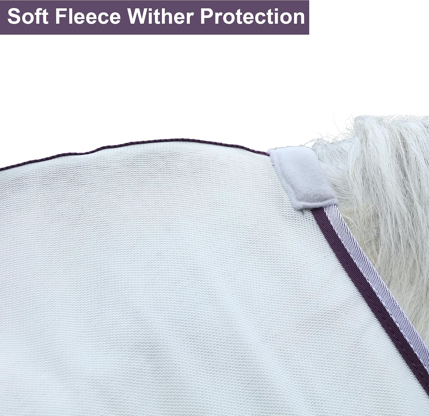 LEAFOREST equestrian turnout sheet tail flap view