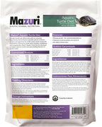 Mazuri freshwater formula turtle food pellets close up