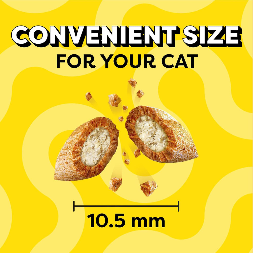 Temptations Cat Treats Indoor Care, Classic Crunchy and Soft Cat Treats, Tasty Chicken Flavor, 4.9 oz. Pouch (Pack of 10) - Image 9