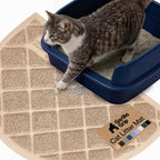 GORILLA GRIP Cat Litter Box Mat, Cushioned Coil Mesh Litter Trapping Mats, Scatter Control Supplies for Less Mess, Phthalate Free, Ultra Deep Catch Grooves, Rinse or Vacuum to Clean, 24x17 Gray - Image 12