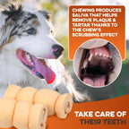 Brutus and Barnaby ten pack five to seven inch dog chew rolls