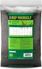 Zilla amphibian and reptile substrate bag side angle view