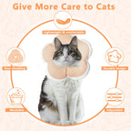 Maalgic anti-licking adjustable pet cone collar water resistant fabric close up.