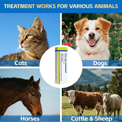 VivaElixir 10g pet eye health lubricant side profile showing directions.