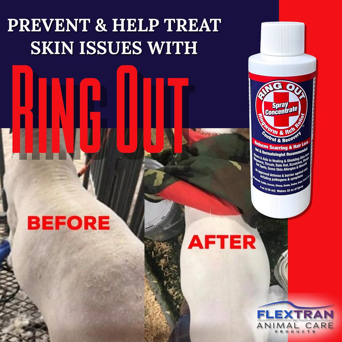 Ring Out animal skin care product for dogs and cats