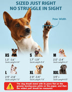 Packaging of Purrzone 6 piece dog sock set