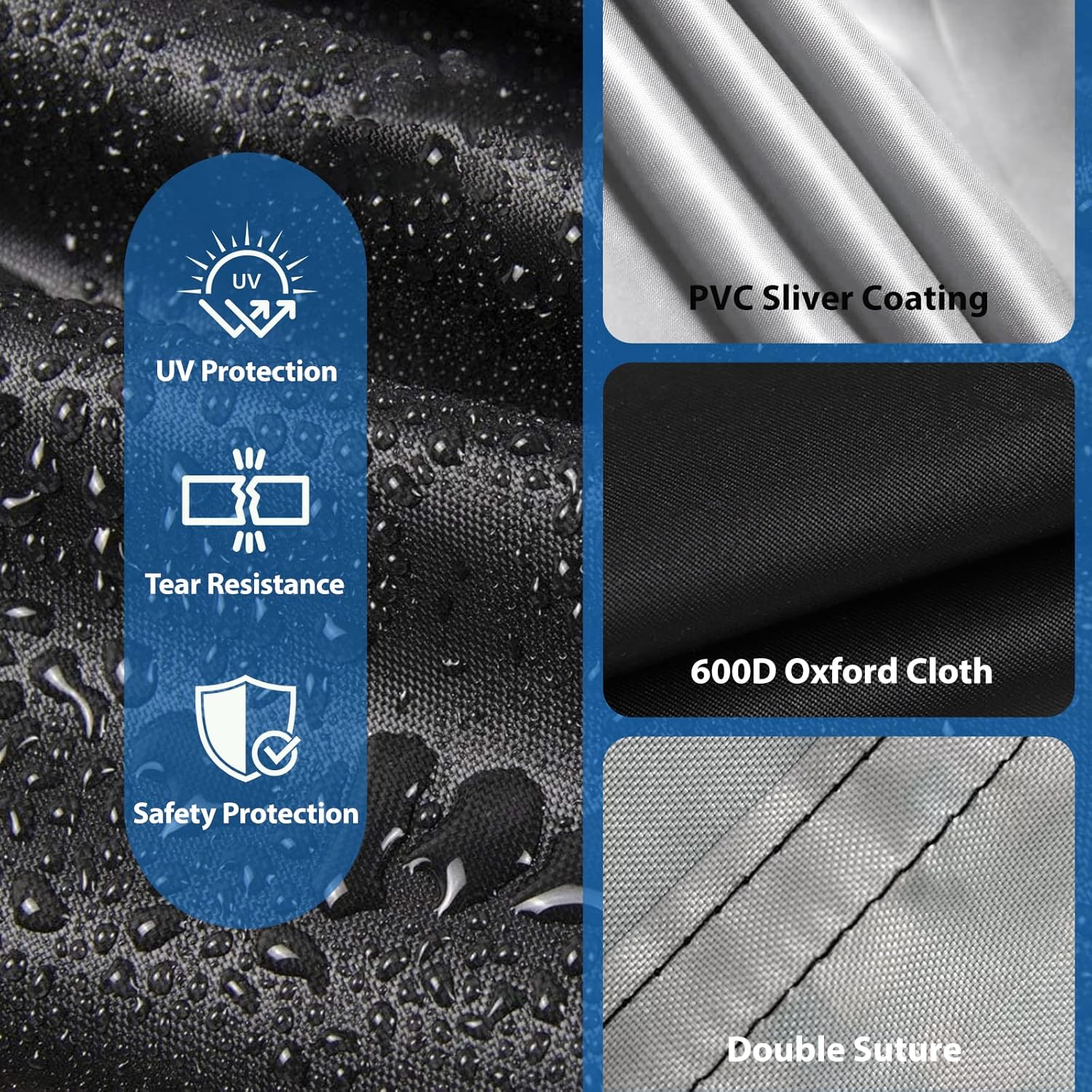 Weatherproof pet enclosure shield highlighting the roll-up mesh ventilation windows.