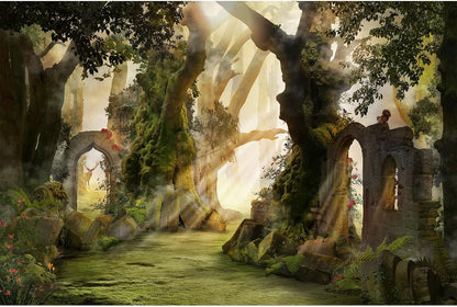 Rock Wall Reptile Habitat Background Greenery-Infused Room Vertical Moss Wall Terrarium Background Nature's Embrace Tropical Green Plants Fish Tank Background Moss Wall Aquarium Background 24x16in - Image 11